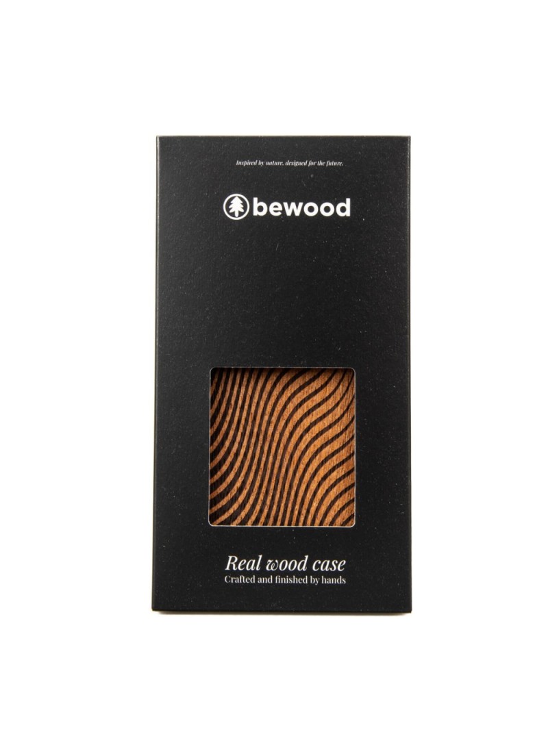 Wooden iPhone 15 series case – Waves Merbau Wooden iPhone 15 series case – Waves Merbau