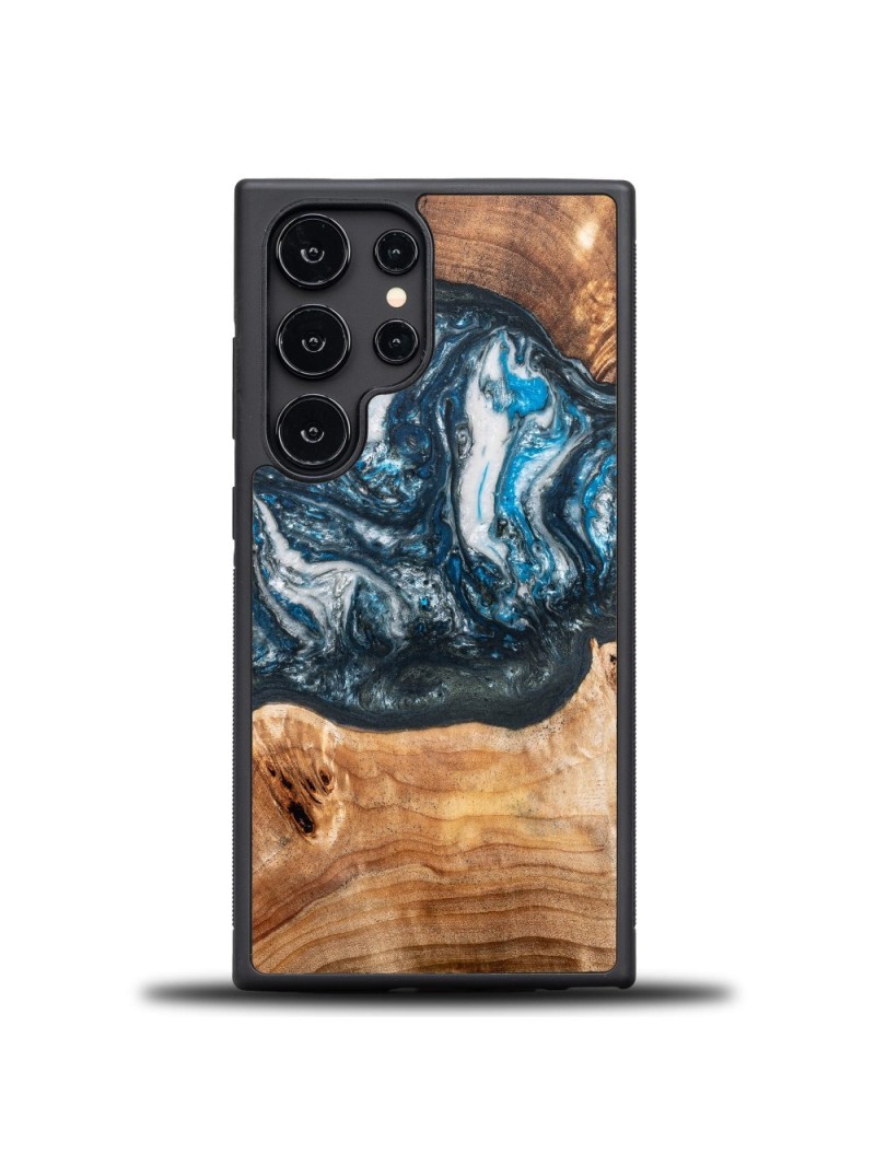 Resin & Wood Samsung S24 series case – Planets - Earth Resin & Wood Samsung S24 series case – Planets - Earth