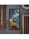 Resin & Wood Samsung S24 series case – Planets - Earth Resin & Wood Samsung S24 series case – Planets - Earth