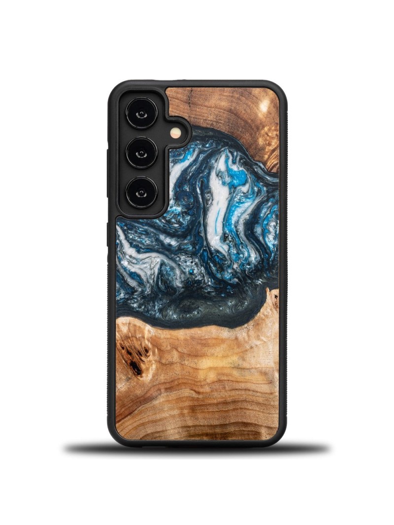 Resin & Wood Samsung S24 series case – Planets - Earth Resin & Wood Samsung S24 series case – Planets - Earth