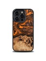 Vaigust & puidust iPhone 15 seeria ümbris – Orange Vaigust & puidust iPhone 15 seeria ümbris – Orange
