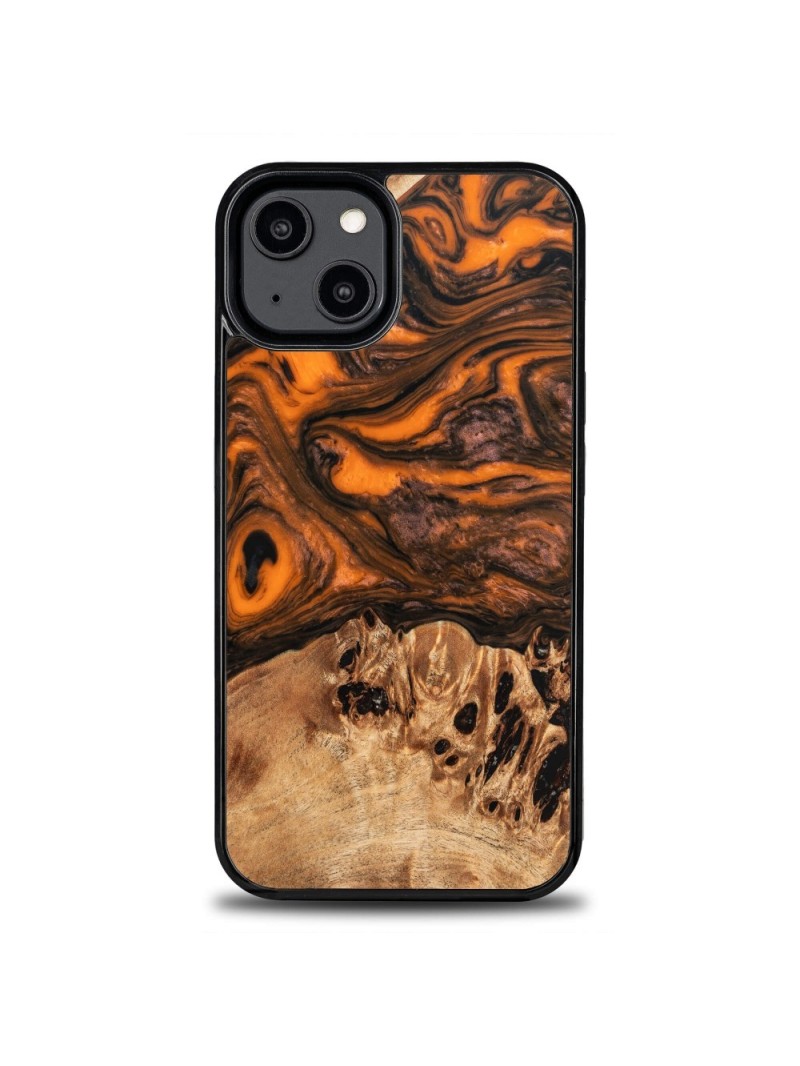 Vaigust & puidust iPhone 15 seeria ümbris – Orange Vaigust & puidust iPhone 15 seeria ümbris – Orange