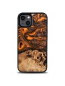 Vaigust & puidust iPhone 15 seeria ümbris – Orange Vaigust & puidust iPhone 15 seeria ümbris – Orange