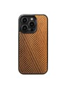 Wooden iPhone 15 series case – Waves Merbau Wooden iPhone 15 series case – Waves Merbau